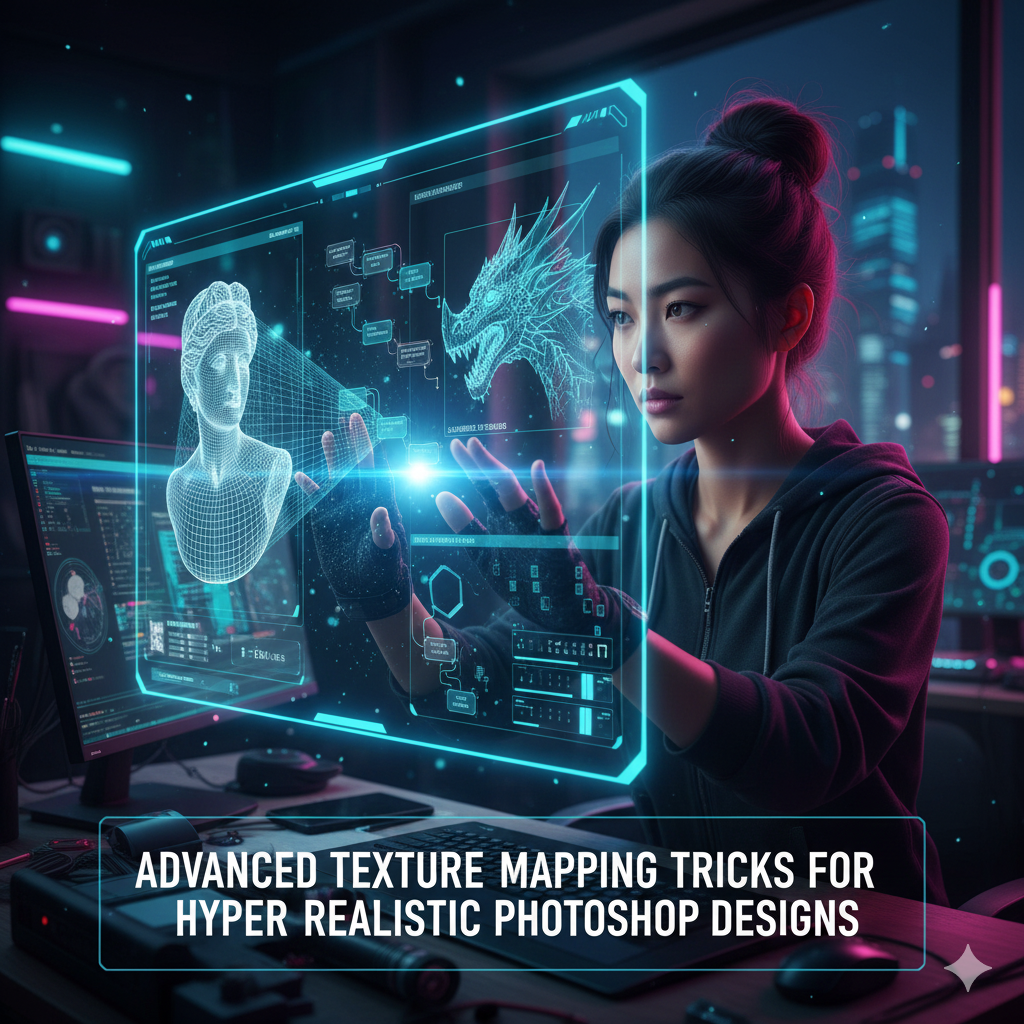 Advanced Texture-Mapping Tricks for Hyper-Realistic Photoshop Designs