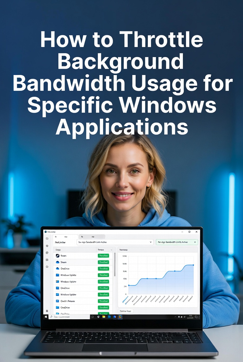 How to Throttle Background Bandwidth Usage for Specific Windows Applications