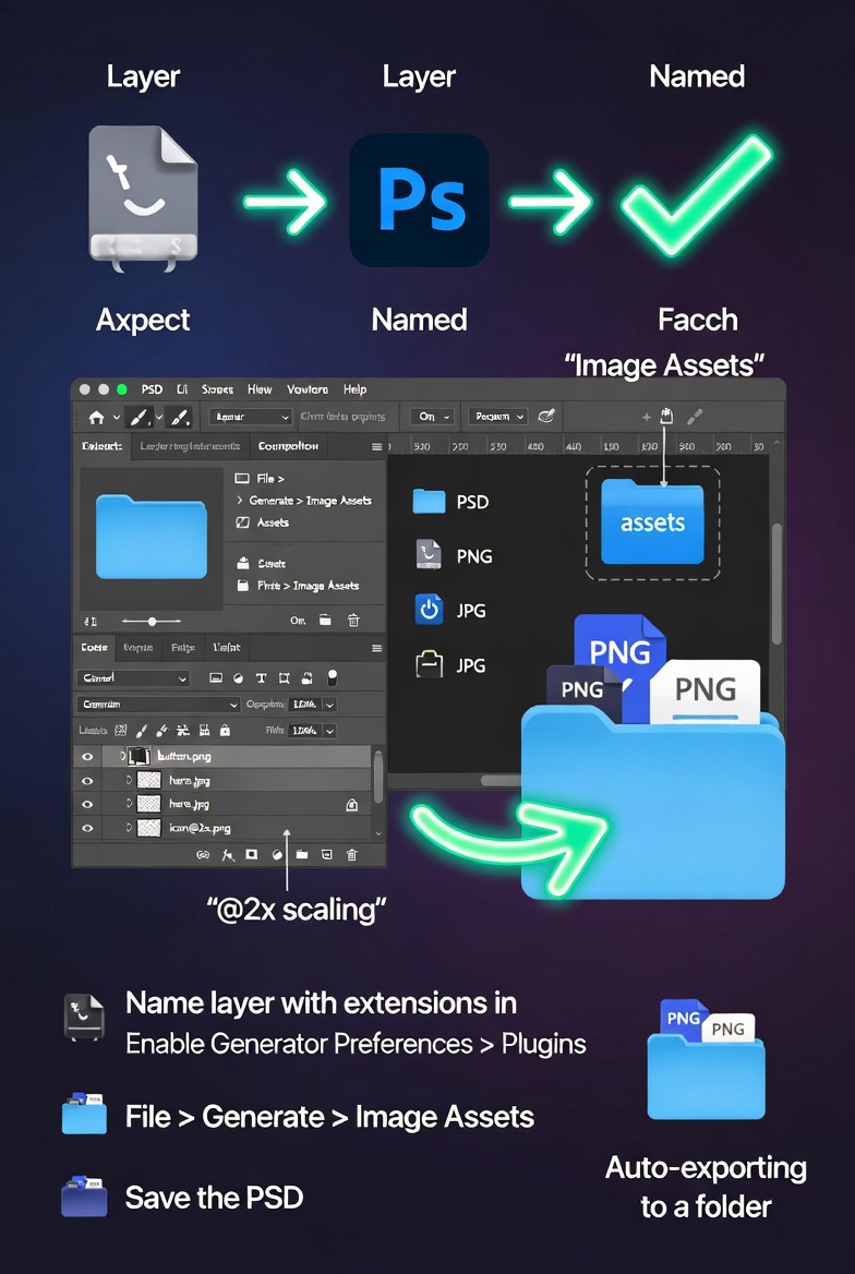 The Hidden "Generate Image Assets" Feature in Photoshop: A Complete Guide