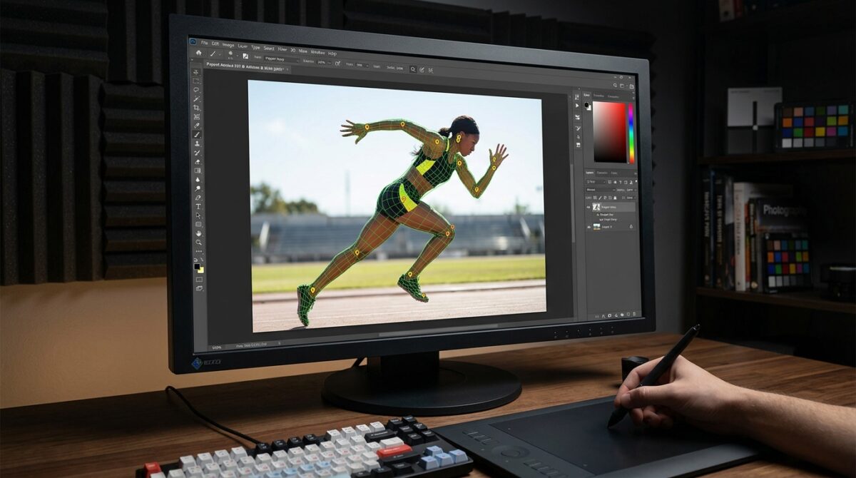 Subtle Anatomical Retouching: How to Use Puppet Warp Without Distorting Background Grids