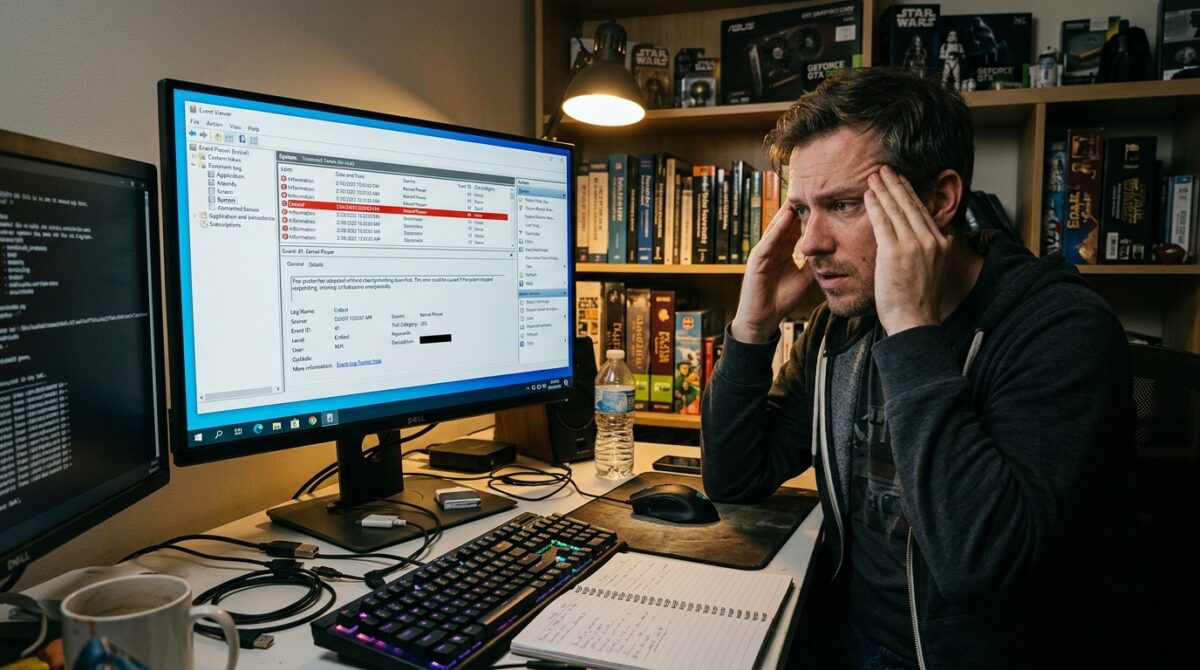 Diagnosing Random System Reboots by Filtering Kernel-Power Errors in the Windows Event Viewer