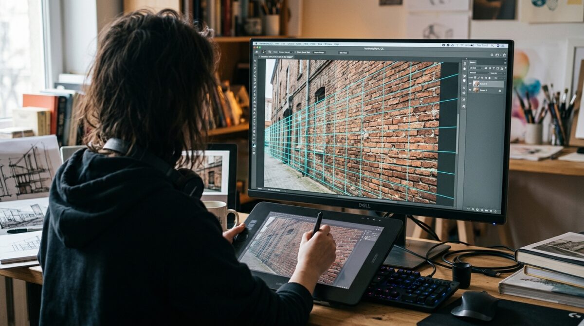 Advanced Perspective Cloning in Photoshop: Utilizing the Vanishing Point Tool for Architectural Edits