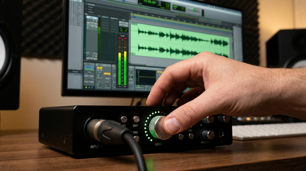 Calibrating Microphone Input Gain and Noise Gates to Prevent Digital Clipping on Remote Calls